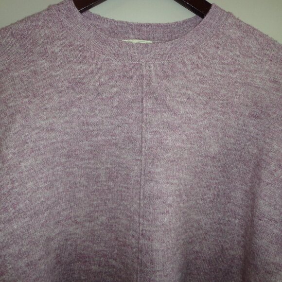 NWOT LEGENDARY OUTFITTERS Knit Crew Neck Sweater S Lavender/Plum Raglan Sleeves - Picture 12 of 15